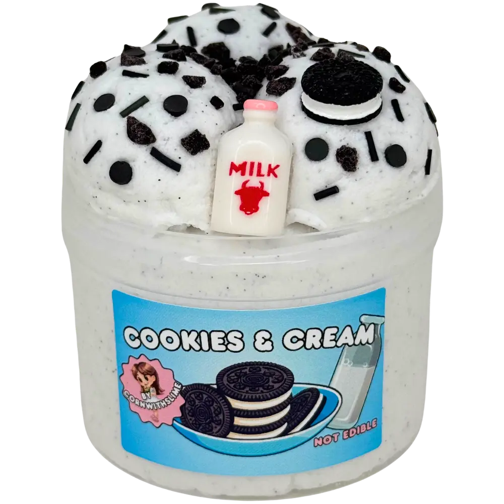 Cookies & Cream 8oz Slime Cloud Dough Texture Scented Cookies & Cream