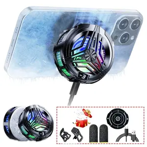 Phone Cooler, Semiconductor Cooling Chip Magnetic Phone Cooler, USB Powered, Quick Cool for Gaming & Daily Use, Universal Fit