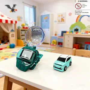 Remote Control Car, Fashionable Watch-Controlled Mini Toy Car, Rechargeable USB Racing Car, Ideal Birthday Gift for Boys and Girls