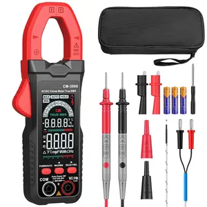 Clamp Meter 6000 Counts Clamp Multimeter 800A AC Current Multimeter Auto Selection Color Screen TRMS ,Capacitance,Continuity,Resistance,NCV,Diode,Frequency for ,Auto,Industrial,HVAC