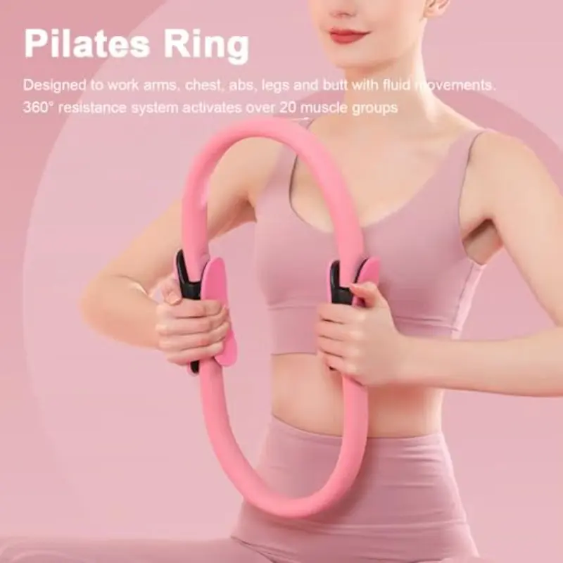 Women's Pilates Circle Yoga Shaping Tool, Pilates Shaping Machine, Home Fitness Equipment, Pilates Workout Equipment, Leg Slimming Pelvic Floor Resistance Ring, Strength Training Device, Pilates Equipment For Home Workouts