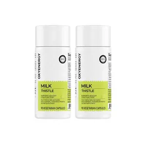 [2xx]Oxyenergy Milk Thistle Liver Detox Support & Colon Cleanse, High Purity, Natural Supplement for Liver Health&Antioxidant Support,90Capsules
