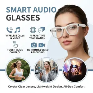 M88 Smart Ai Glasses for Business Meetings, Travel, Outdoor Cycling, Sports, Driving, Hands-Free Calls, Stereo Music Playback, Unisex