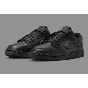 Men's Nike Dunk Low "Triple Black Gor-Tex" HQ2053-001 Fashion Athletic Sneaker Waterproof