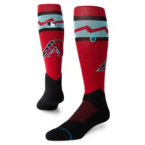 Stance MLB Arizona Diamondbacks Red OTC Socks