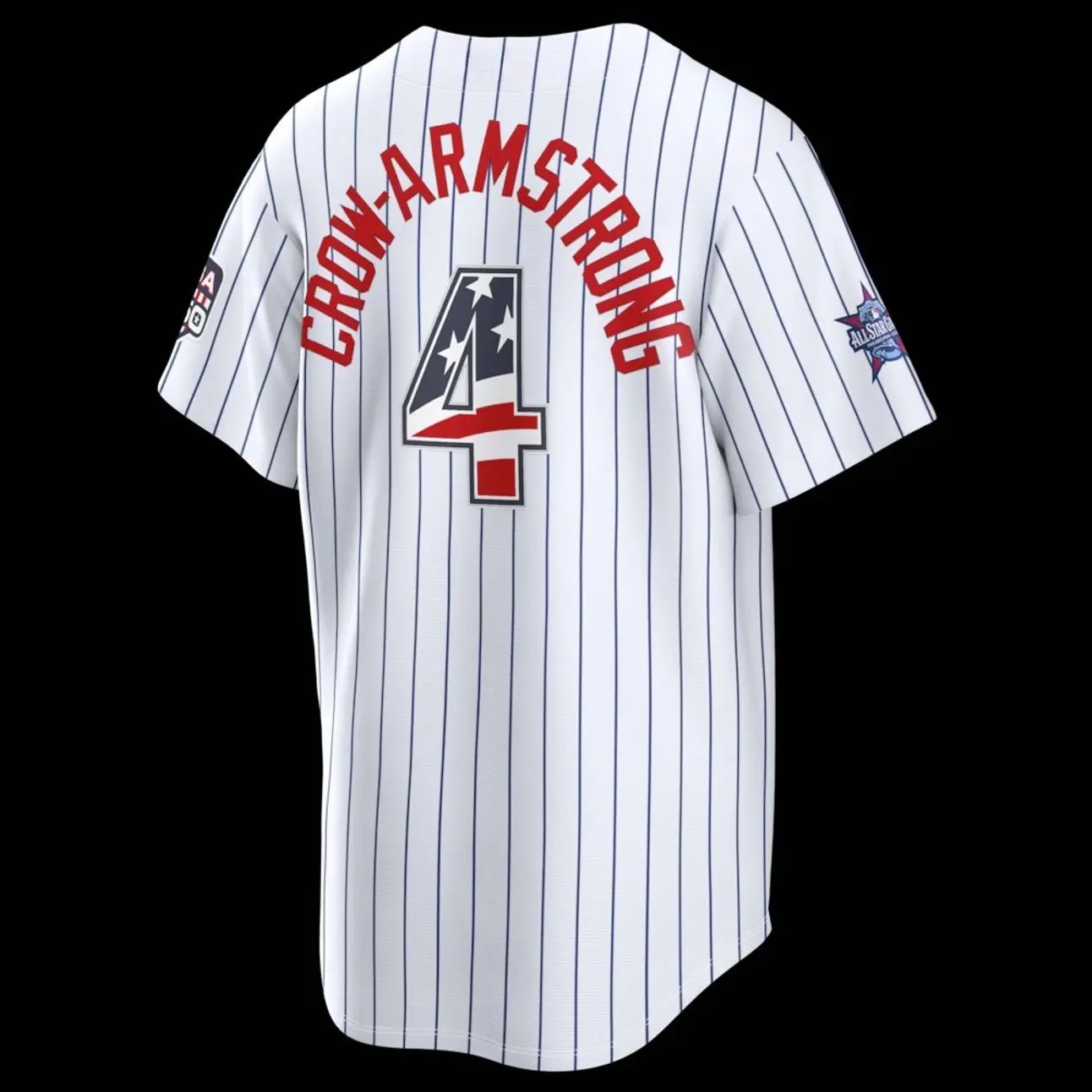 Unisex Baseball USA 250 Stadium Jersey Crow-Armstrong 4 2026 All-Star Edition Stars & Stripes Cream Stadium Jersey