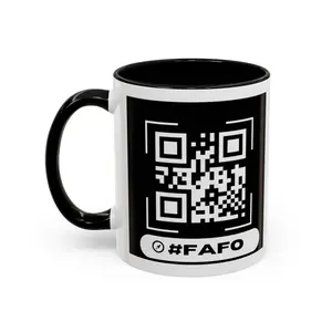 Funny Coffee Mug Gift Mug for the Office Coffee Mug with QR Code Birthday Gift