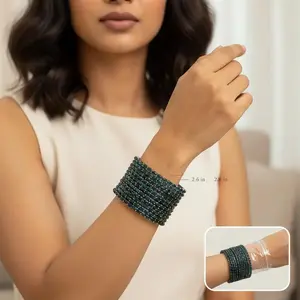 Trendy Raindrop Glass Bangles - 12 Pc Set Premium Sparkle • Lightweight • Elegant Daily Wear. Indian Glass Bangles for Women