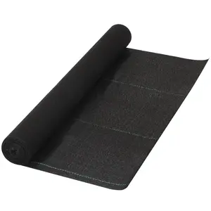 GARVEE 3ft x 300ft Premium Weed Barrier Landscape Fabric, 3.24 oz Heavy Duty, Weed Control Fabric, High Permeability, Good for Flower Bed, Driveway Fabric and Ground Cover