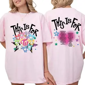 Lovely World Tour 2-Side T-Shirt , “This Is For” Inspired Kpop Concert Tee 2026, Cute Fan Shirt For Men For Women