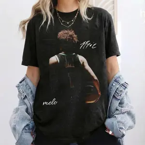 Lamelo Ball Graphic Tee, 90s Style Basketball Shirt, Autography Hoodie, Sweater, Gift for fan, Gift for him and her