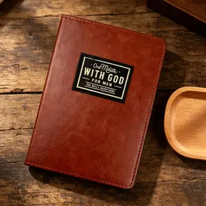 【Father's Day Gift】365 Days Devotional Journal for Men: One Minute with God Daily Reflections, Portable Inspirational Notebook & Self Improvement Book, Perfect Religious Gift for Christmas, Birthdays & New Year