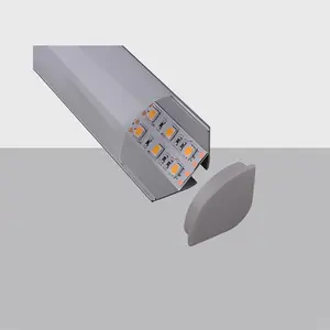 C006A Aluminum Corner LED Profile | Round Cover