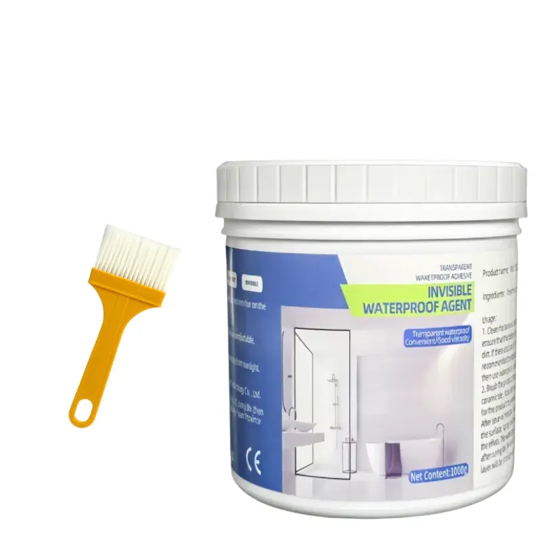 1kg Invisible Aqua Seal Adhesive - Waterproof, Strong-Hold, Flexible, High-Bond Transparent Sealant Compound for Wall Crack Repair, Roof Repair (Tools & Hardware), Wall Repair Paste