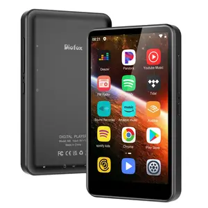 80GB MP3 Player with Bluetooth and WiFi, Mp3 & Mp4 Digital Music Player with Spotify,Deezer, Audible, Browser, 4.0" IPS Touch Screen Android Player with Speaker, FM Radio, Up to 512GB