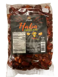 Arachi Haba Enchilada Spicy Broad Bean 16 oz Mexican Candy Peanut Snack with Chili powder
