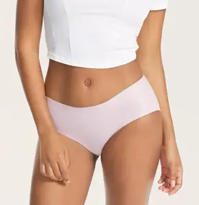 BodyTips 3Pcs 360° Fit Seamless, Thin No Roll, Soft Comfy Breathable, Extended Gusset lastic Panties Women's Panties