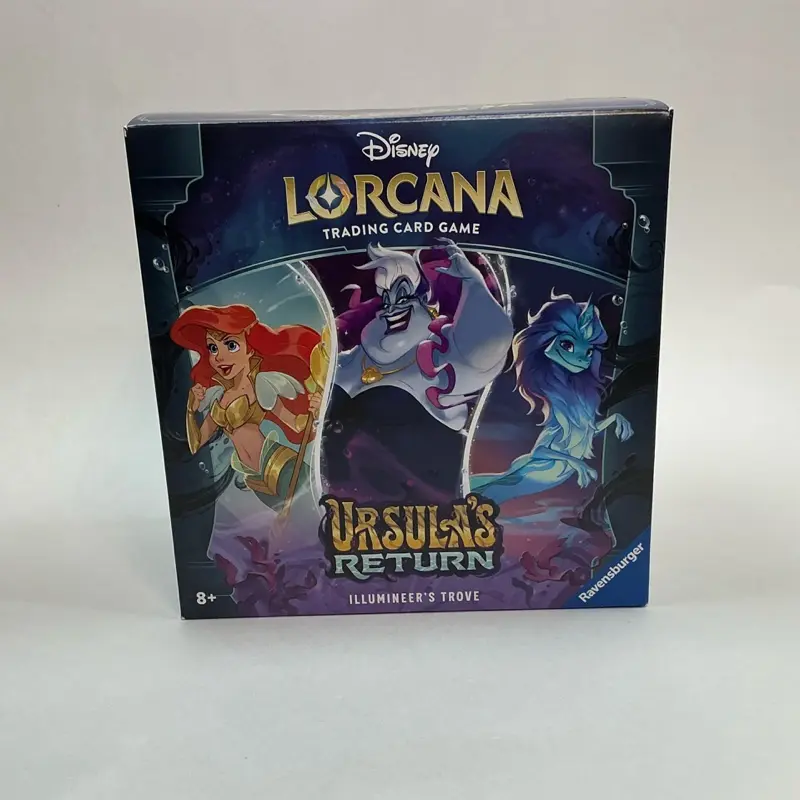 Disney Lorcana: Ursula‘s Return Illumineer’s Trove, New Sealed Non-Sports Trading Card Collectible with Character Art
