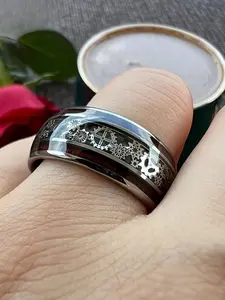 Vintage Punk Style Gear Design Stainless Steel Multi Ring for Men Women Fashion Jewelry Party Daily Decor Trendy Birthday Gift