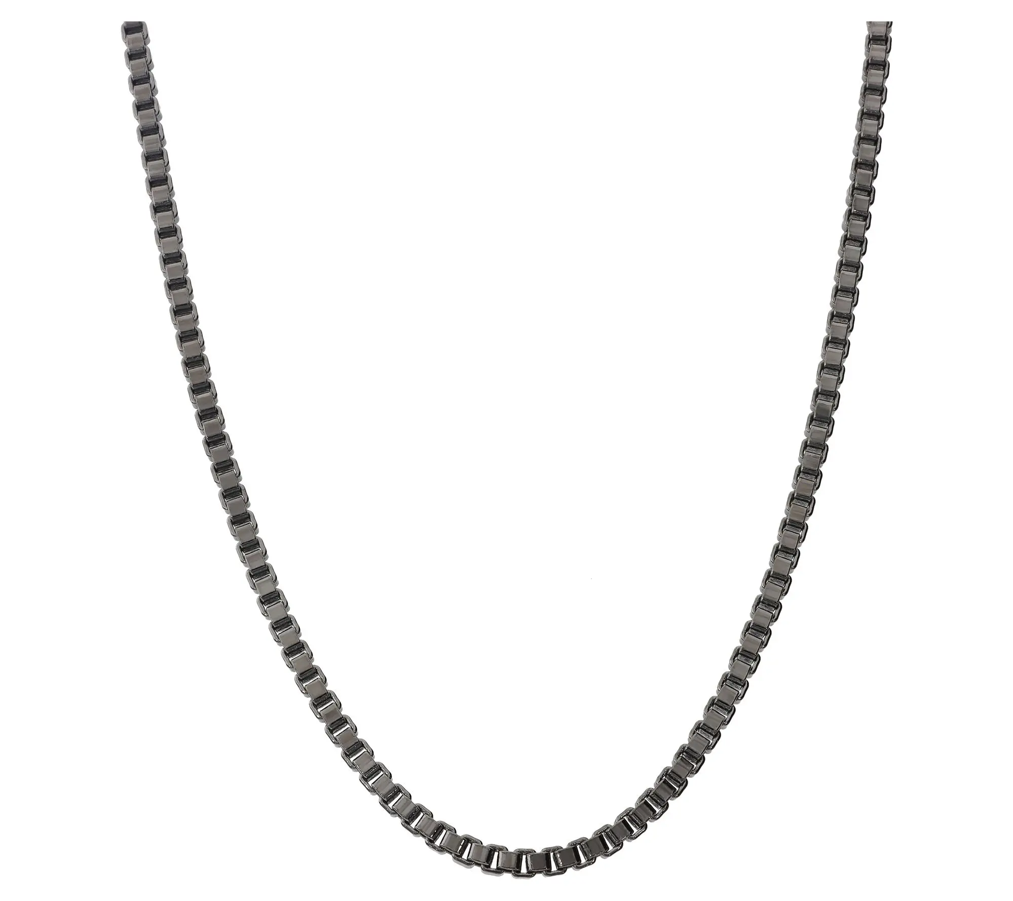 David Markstein Bronze 22" Bold Box Chain w/ Magnet Clasp