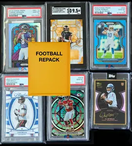 Football Repack - 15 Cards - Look for memorabilia, RPA, Numbered, or Graded Cards - 5 Rookies from 2013-2024