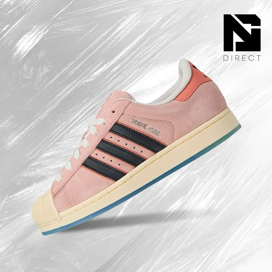 Adidas Men's Running-Inspired Lifestyle Sneaker, Superstar x SpongeBob Patrick Star, Vintage Shock-Absorbent Shoes for Casual Wear - JQ6778, Male, Shock-Absorbing, Superstar X Sb, Foam, Lace-Up, Us Sizes