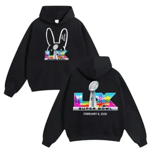 BBunny Halftime Show 2 SidesTee Sweatshirt Hoodie, Benito Bowl Tees, Halftime Football 2026 Concert Crewneck, BBunny Hoodie, S Bowl 2026, Concert Sport Football Fashion Gift Fans Men Women