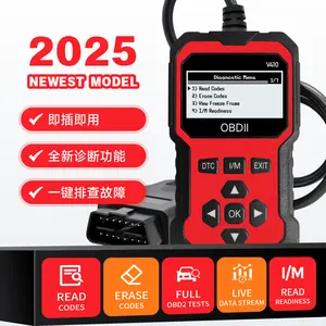 Enhanced universal OBD-II scanner for automotive engine fault code reader diagnostic scanning tool, capable of reading and clear