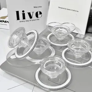 Magnetic Phone Holder, Magnetic Smartphone Holder, Retractable Phone Holder, Lightweight Phone Stand, Universal Mobile Phone Accessories for Home & Office