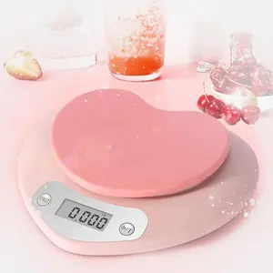 Kitchen Scale Mother's Day Birthday Gift, Large LCD, Tare Function, 11 Lbs Capacity, 0.9 Oz Precision, Baking and Cooking Food Scale