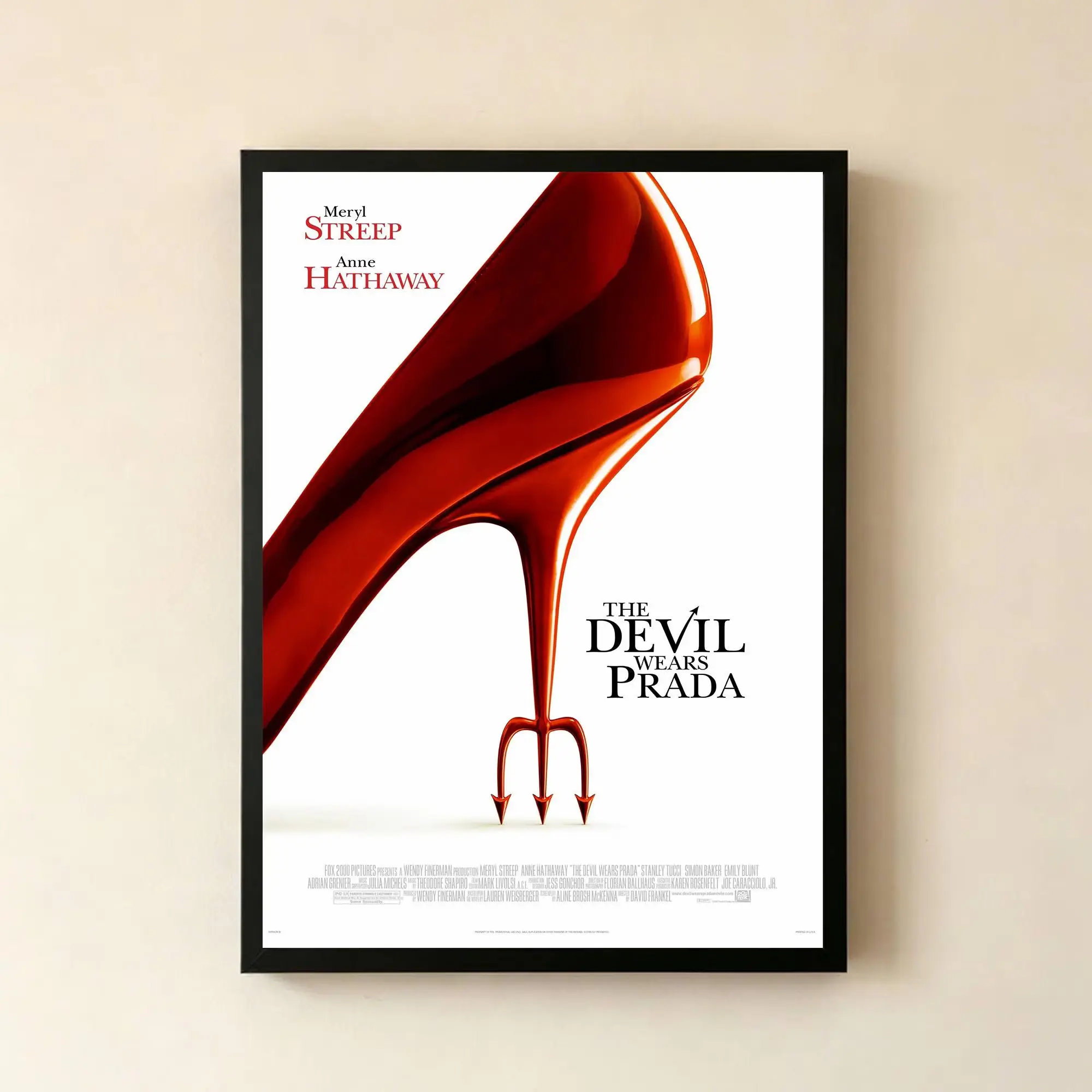 The Devil Wears Prada Movie Poster Print Canvas Wall Art Decor Room Decor Classic Film Unframed Poster