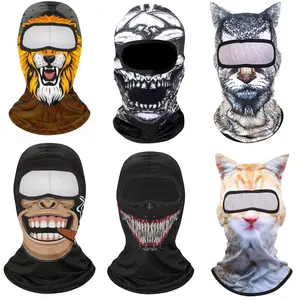 【Mega Sale】Funny Printed Balaclava Face Mask - UPF 50+ Sun Protection, Ice Cool & Breathable for Cycling, Motorcycle, Viral TikTok Trend