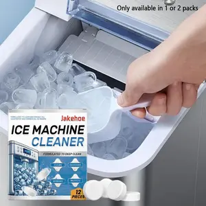 Ice Machine Cleaner Tablets for Descaling and Odor Removal, Gentle Cleaning for Prolonged Ice Maker Life, Household Maintenance Supplies, Ice Machine Care
