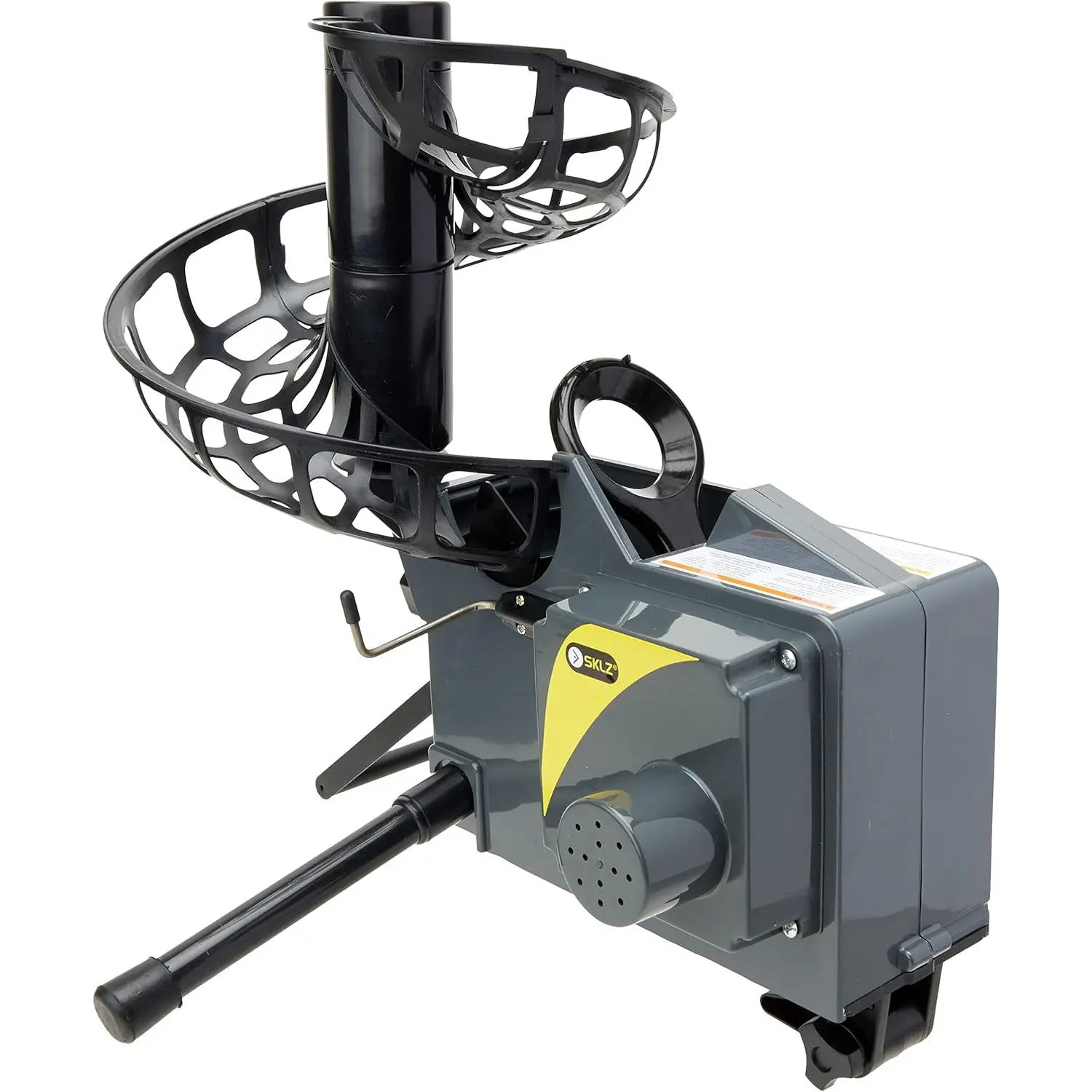 Pitching Machine | Improve Your Swing | Ideal for Baseball & Softball Drills | Develops Hitting Power and Fielding Skills | Portable & Easy to Use