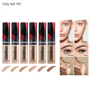 1PC concealer is lightweight, long-lasting, moisturizing, waterproof, Super Coverage, covering skin defects, dark circles, acne, freckles, multi-purpose facial concealer Concealer Foundation Hybrid