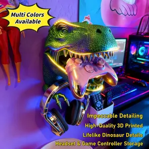 Horror Dinosaur Wall Art, Dinosaur Themed Design, 3D Printed Tyrannosaurus Home Decor, Creative Claw Design, Perfect for Party Display and Gatherings