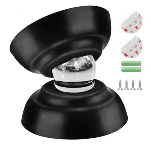 2 Pcs RV Door Holder Magnetic Baggage Door Catch Latch to Keep Door Open, RV Door Stopper for Motorhome Travel,Travel Trailers, Camper (Black)