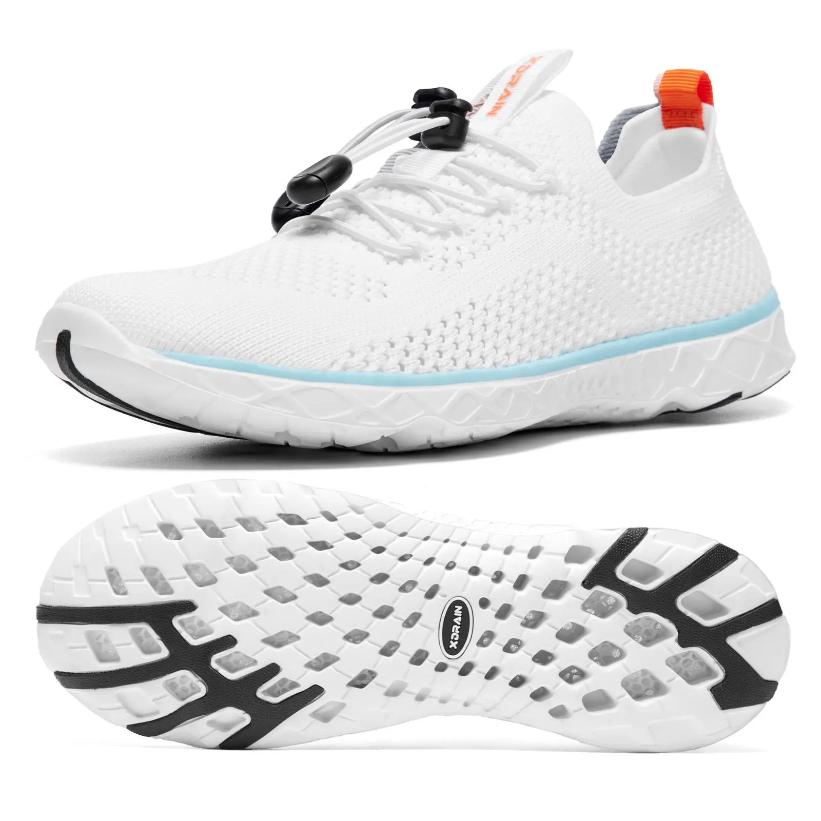 KOLILI Women's Classic Watershoes Barefoot Beach and Stream Shoes with Arch Support Suitable for Vacation at the Seaside and Water Sports Summervibes