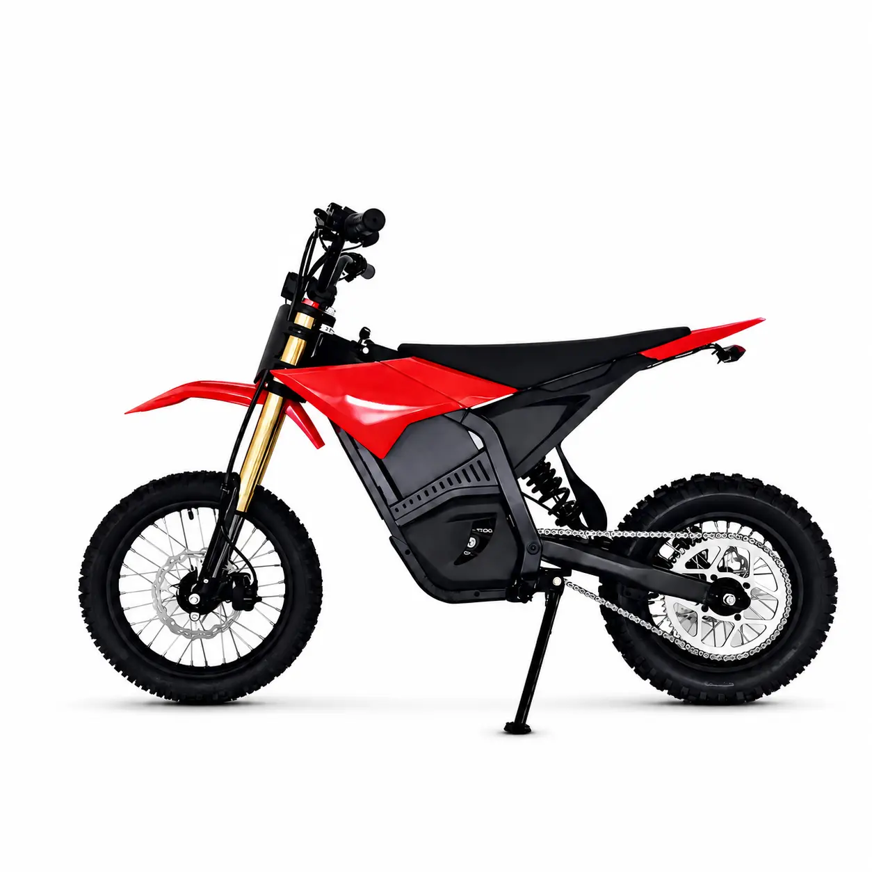3000W Brushless Electric Dirt Bike, 60V 20.8Ah Battery, 35MPH Max Speed, Hydraulic Suspension & Dual Disc Brakes, IPX6 Waterproof Off‑Road Motorcycle, Perfect Holiday Gift for Teens & Adults Trail Adventure