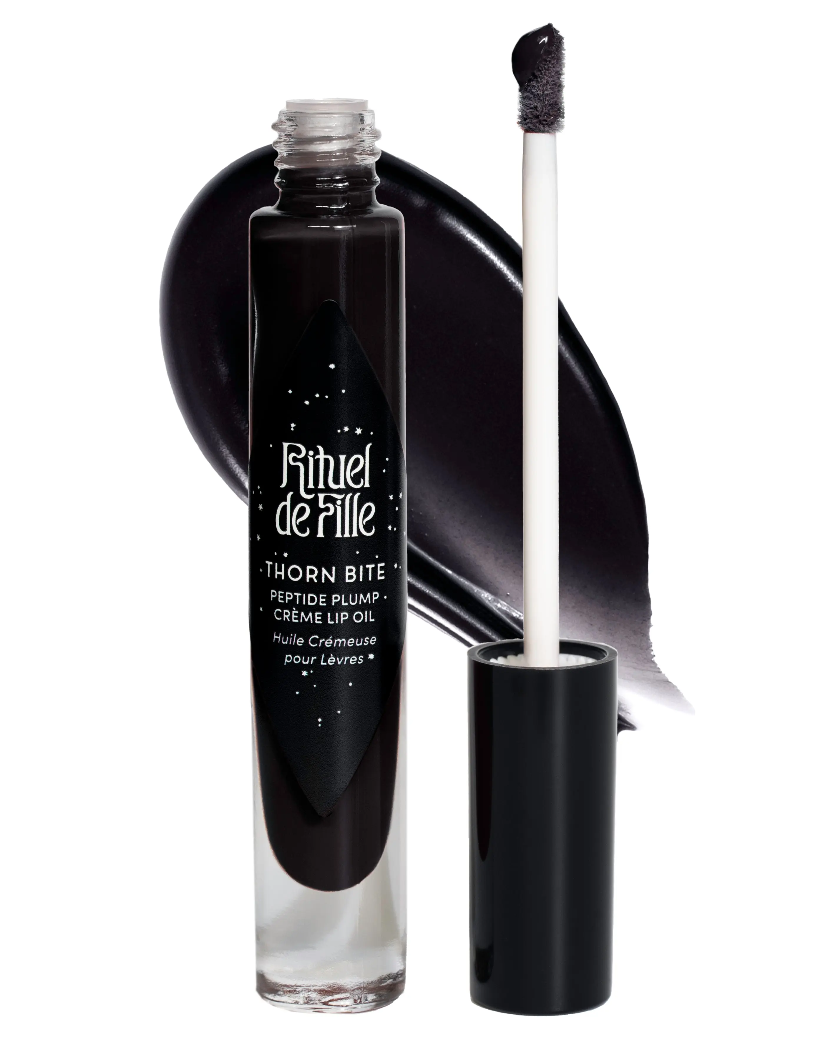 Thorn Bite Peptide Plump Crème Lip Oil: Black Thorn