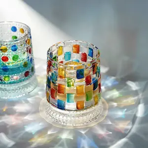 Minimal Luxury Crystal Tumbler with Smooth Spin Design，Hand-Painted Embossed Rotating Whiskey Glass
