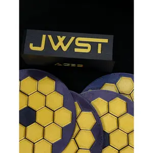 James Webb Space Telescope 3D printed coasters (set x4) and Stand