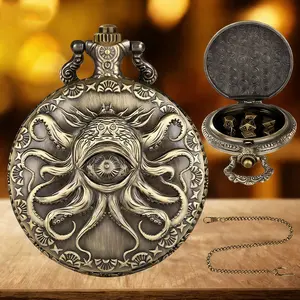 Vintage Wizard Glowing Wand Watch Case Set, Dnd Dice Set with Storage, Tabletop Game Accessories, Collectible Display Piece