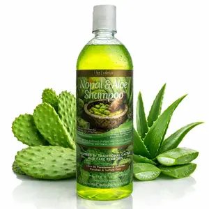 1000ML Nopal & Aloe Shampoo 1L – Inspired by Traditional Mexican Botanicals, Hydrating & Softening Hair Formula, Paraben & Sulfate Free