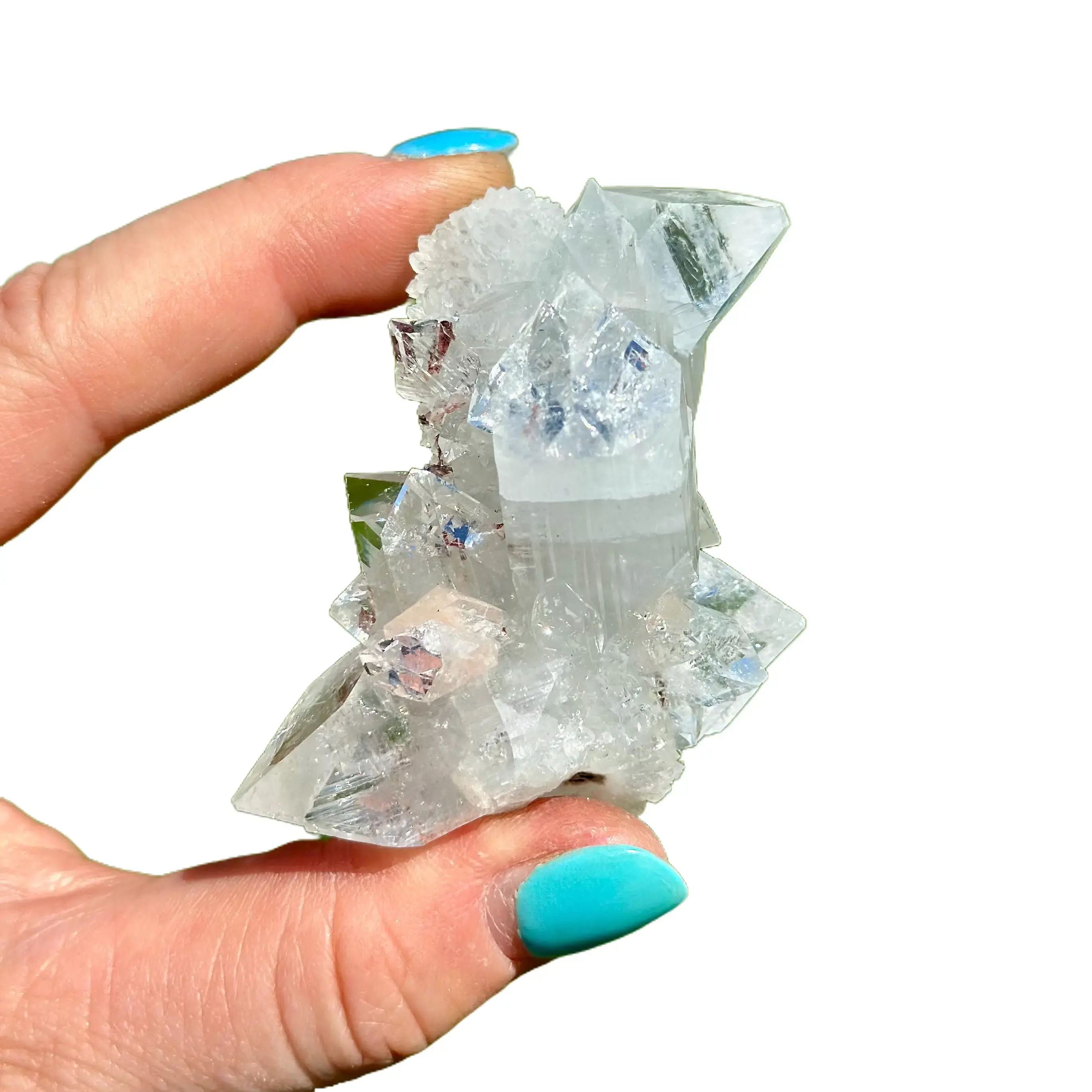 Raw Apophyllite Cluster - Grade A Crystal Cluster - Apophyllite Specimen