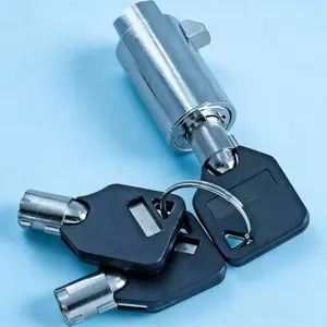 3Pcs Universal Vending Machine Security Lock Set - Keyed Alike Tubular Keyway | Soda/Snack/Candy Machines