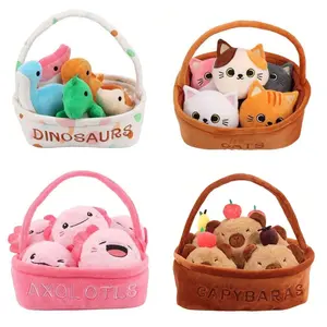 Cute Animal Design Plush Toy, 1 Count Creative Stuffed Animal Toy, Perfect Gifts for Birthdays Holiday, Home Decorations, Kawaii Stuffed Animals