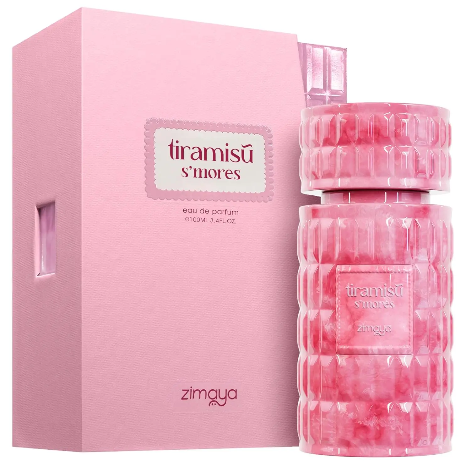 Zimaya Tiramisu S'mores Eau de Parfum Spray, 3.4 Ounce Perfume Fragrance for Women Sweet Creamy Gourmand