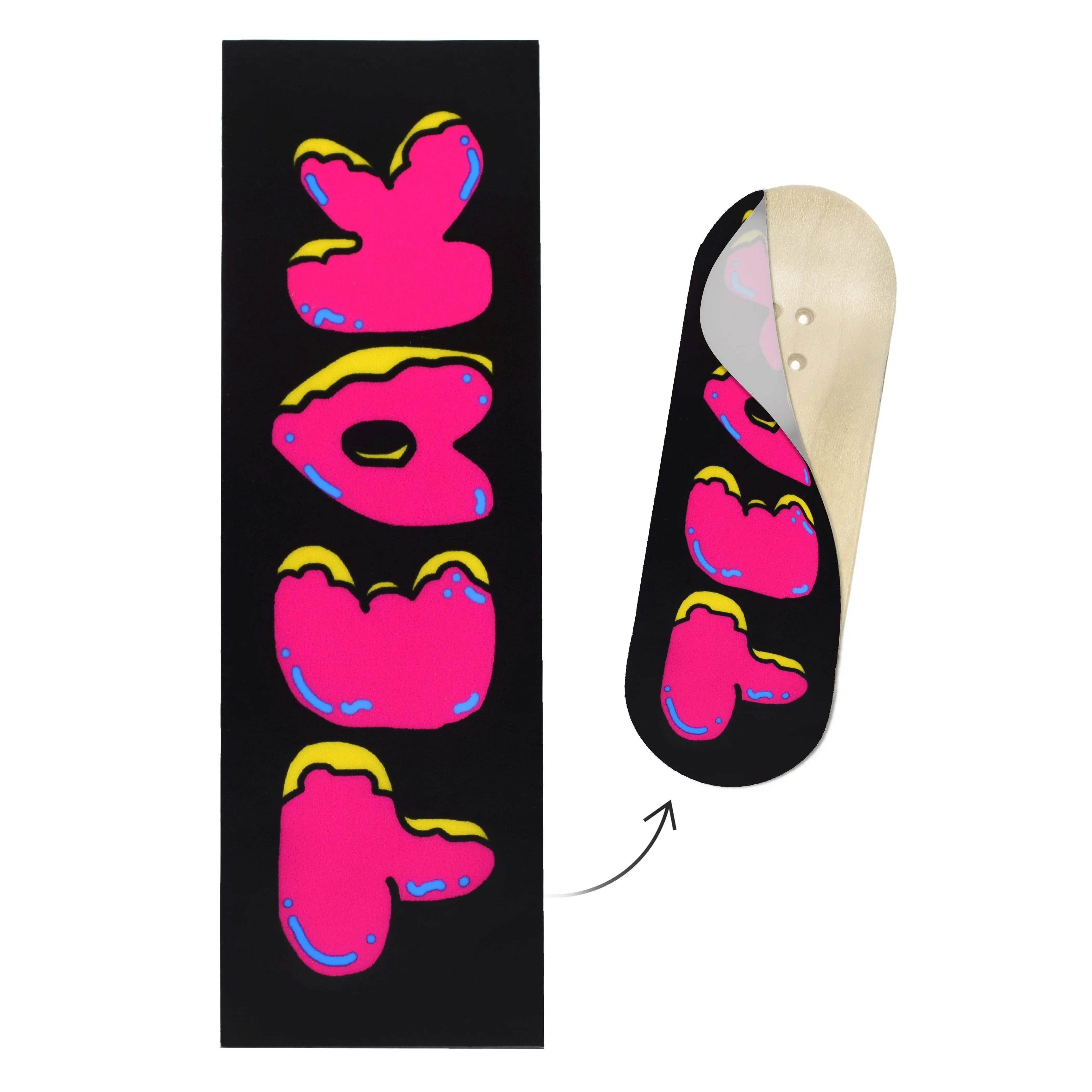 "Donut Teak Logo" Deck Graphic Wrap - 35mm x 110mm "Donut Teak Logo" Deck Graphic Wrap - 35mm x 110mm