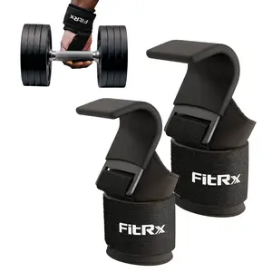 FitRx GripPro Weight Lifting Straps, Weight Lifting Wrist Straps, One Pair